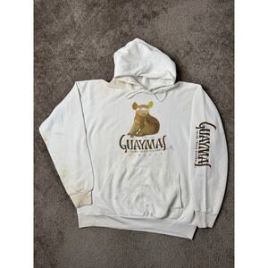 Vintage Mens Hoodies Hanes GUAYMAS 1985 Cocina Fresca Regional‎ Tiburon, Size XL
